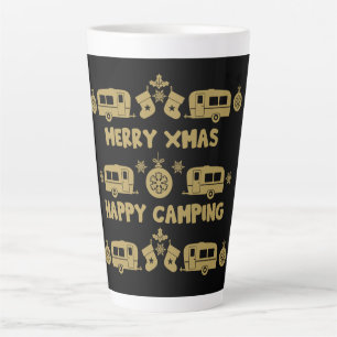 キャラバンハッピークリスマスキャンプ カフェラテマグ