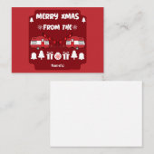 キャラバンハッピークリスマスキャンプ ノートカード (正面/裏面)