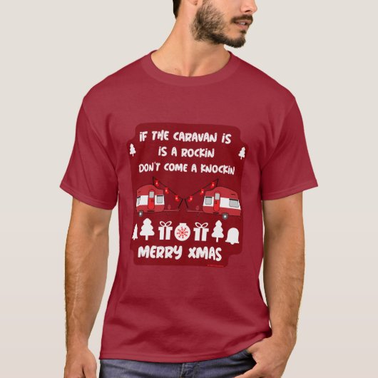 キャラバンハッピークリスマスキャンプ Tシャツ (正面)