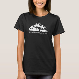 キャラバン旅好きの退職祝いに!冒険名言 Tシャツ