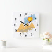 キャラバン スクエア壁時計 (ホーム)