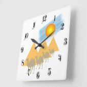 キャラバン スクエア壁時計 (傾斜)