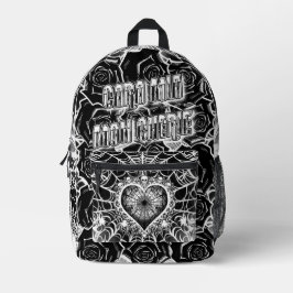 キャラミアモン・チェリー プリントバックパック
