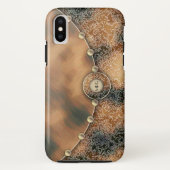 キャラメルとチョコレートブラウン Case-Mate iPhoneケース (裏面)