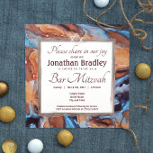 キャラメルとブルーマーブル バー ミツバの招待状 招待状