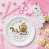 キャラメルアップル結婚式の引き出物 ペーパープレート (パーティー)