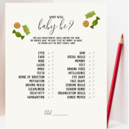 キャラメルアップル – グリーン誰がベビーになる？ゲーム