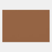 キャラメルカフェ無地のカラー ラッピングペーパーシート (正面2)