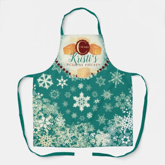 キャラメルキャンディズホリデーベーキングキャンディメイキング エプロン (正面)
