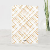 キャラメルクリームストライプハートピローズブランケットラブ カード (裏面)