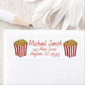 キャラメルコーンポップコーンカーニバルフェアムービーフード ラベル (インサイチュ)