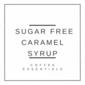 キャラメルシロップのシール シール (正面)