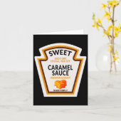 キャラメルソースハロウィーンのコスチューム2024家族おもしろい2024 カード (黄色い花)