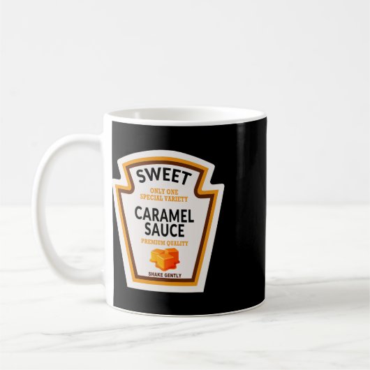 キャラメルソースハロウィーンのコスチューム2024家族おもしろい2024 コーヒーマグカップ (左)