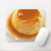 キャラメル入りプリンのクレームキャラメル型 マウスパッド (マウス)