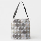 キャラメル抽象芸術 はかりで測 クロスボディバッグ (裏面)