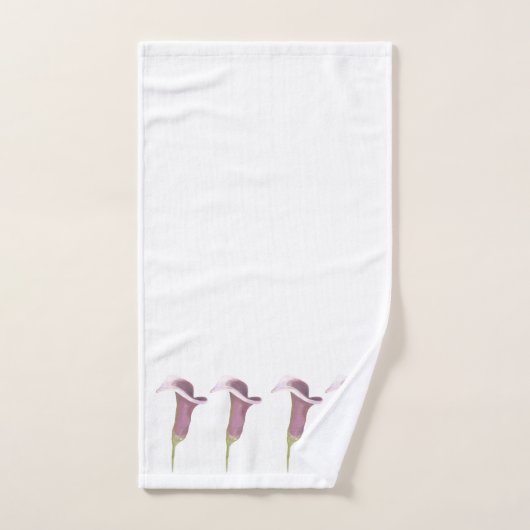 キャラリリーナイトライフのイラスト模様 バスタオルセット (ハンドタオル)