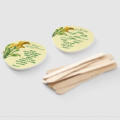 キャラ魅力的リリーの手結婚のファン ハンドファン (組立なし)