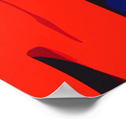 キャリおもしろいカチャースーパーヒーロードナルドトランプポートレート ポスター (角)