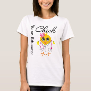 キャリアのナースのひよこ-ナースの教育者 Tシャツ