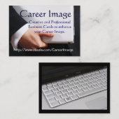 キャリアイメージ名刺 – カスタマイズ可能 名刺 (正面/裏面)