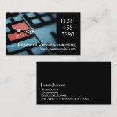 キャリアカウンセリングセラピストライフコーチ 名刺 (正面/裏面)