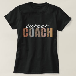 キャリアコーチ ヒョウ ありがとう 面白い 女性 仕事 Tシャツ