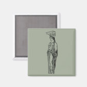 キャリアティ神話、歴史、古代ギリシャ マグネット (正面/裏面)