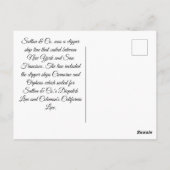 キャリアドブクリッパーセーリング ポストカード (裏面)