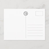 キャリアハト付き女の子CC0584バレンタインハガキ シーズンポストカード (裏面)