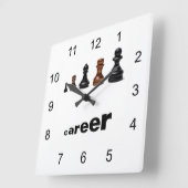 キャリアパス スクエア壁時計 (傾斜)