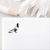 キャリアピジョンイラストレーション ラベル (インサイチュ)