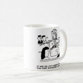 キャリア後裁判所の小学生先生アドバイス コーヒーマグカップ (正面右)