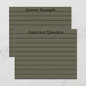 キャリア準備フラッシュカード (正面/裏面)