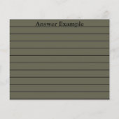 キャリア準備フラッシュカード (裏面)