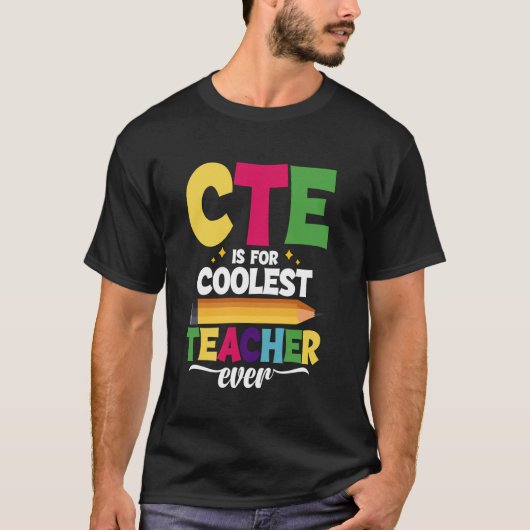 キャリア・テクニカル教育クルー クールなCTEテ Tシャツ (正面)
