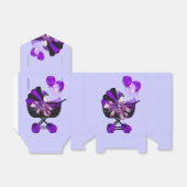 キャリエレガントッジラベンダーパープルベビーシャワー フェイバーボックス (折り畳みなし)