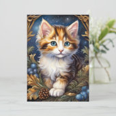 キャリコキッテン ウィンターフォリアージ フレーム シーズンカード (スタンド正面)