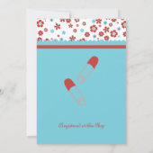 キャリコベイビー 招待状 (裏面)