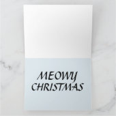 キャリコ（トーティー）猫のクリスマスグリーティングカード カード (内部)