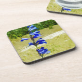 キャリス・ビーダン・フラワー・抽象芸術印象派 コースター (左側)