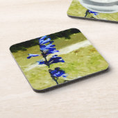 キャリス・ビーダン・フラワー・抽象芸術印象派 コースター (左側)