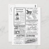 キャリッジとその他の広告 ポストカード (正面/裏面)