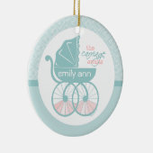 キャリッジはパーソナライズなオーナメントを待ちます セラミックオーナメント (右)