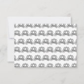 キャリッジパターンキンセアニェラ 出欠カード (裏面)