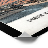 キャリッジファクトリーフィラデルフィアPAプリント ポスター (角)