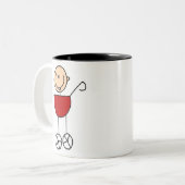 キャリッジマグのベビー ツートーンマグカップ (正面左)