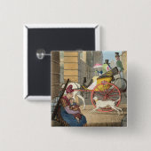 キャリッジ入口、「24の主題から、 缶バッジ (正面&裏面)