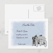 キャリッジ日付ポストカードの保存 案内ポストカード (正面/裏面)