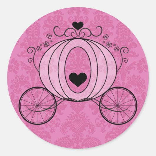 キャリッジ王室の封筒用シール ラウンドシール (正面)